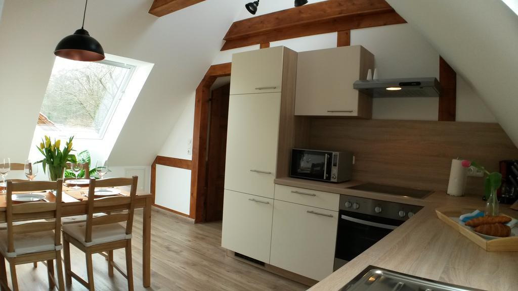 Ferienwohnung An der Gramme Niederzimmern Exterior foto